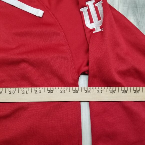 ✅Indiana Hoosiers Hoodie Mens XL Red Champion Pullover Hood/Pocketed Sweatshirt - Picture 7 of 11